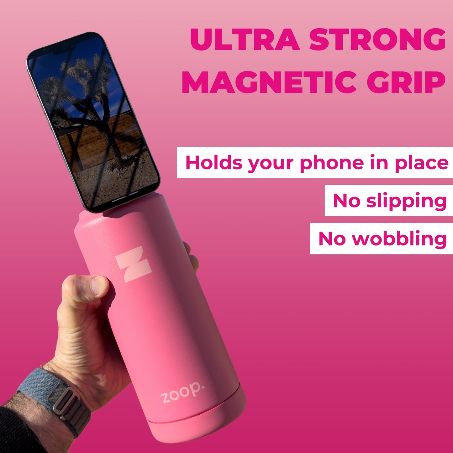 ZoopMag – The Water Bottle That Holds Your Phone
