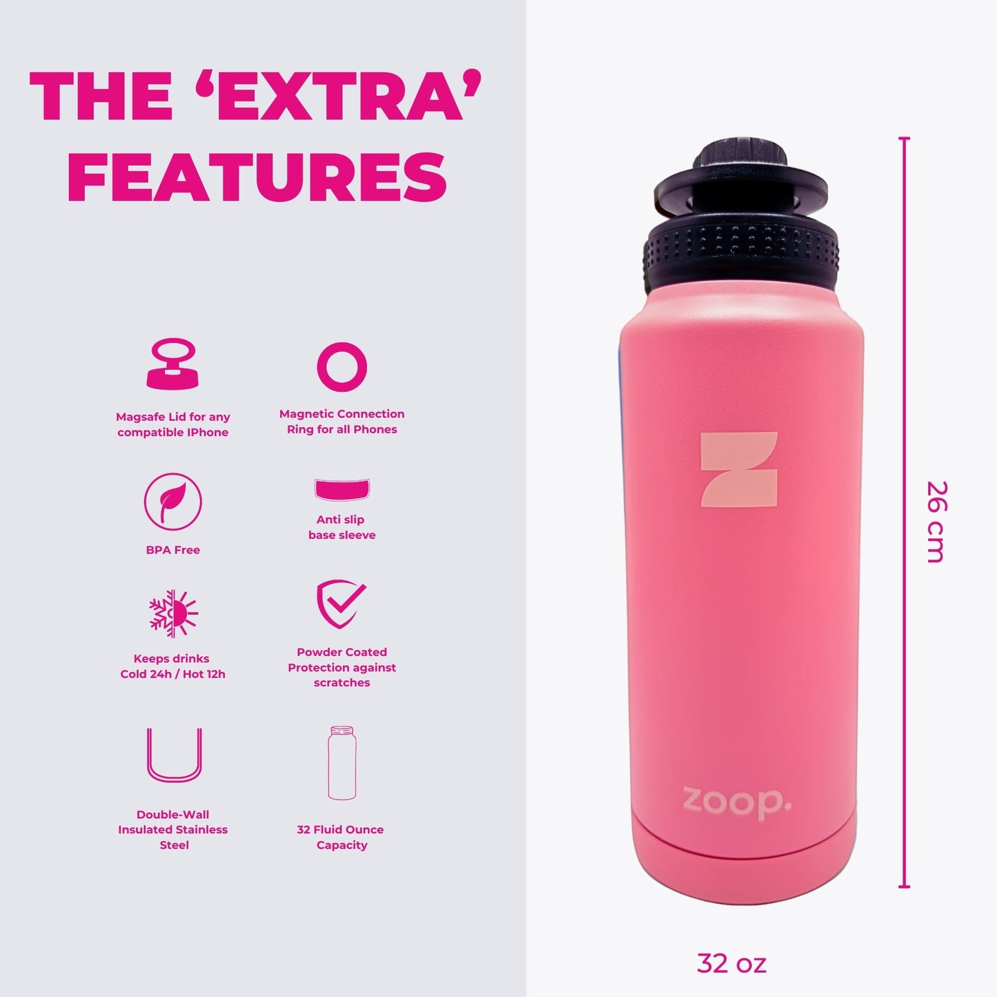 ZoopMag – The Water Bottle That Holds Your Phone