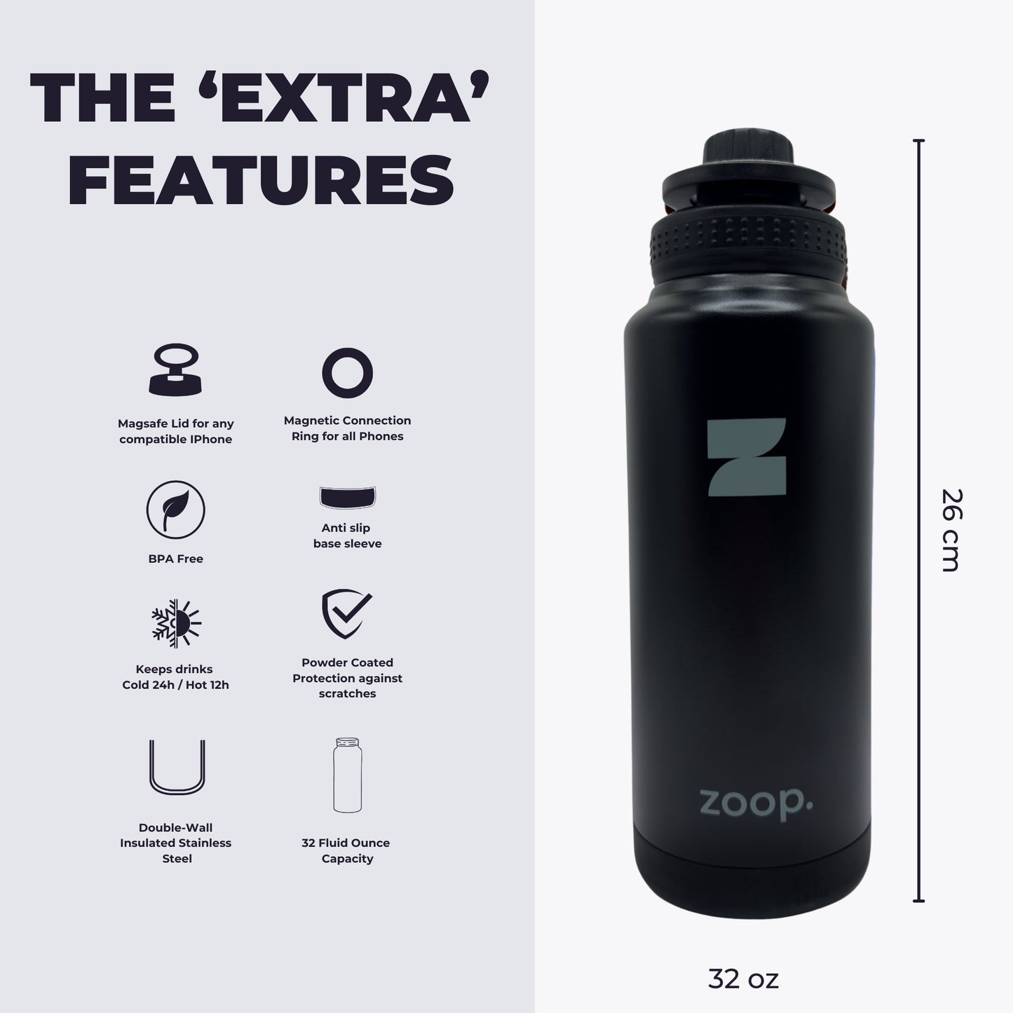 ZoopMag – The Water Bottle That Holds Your Phone