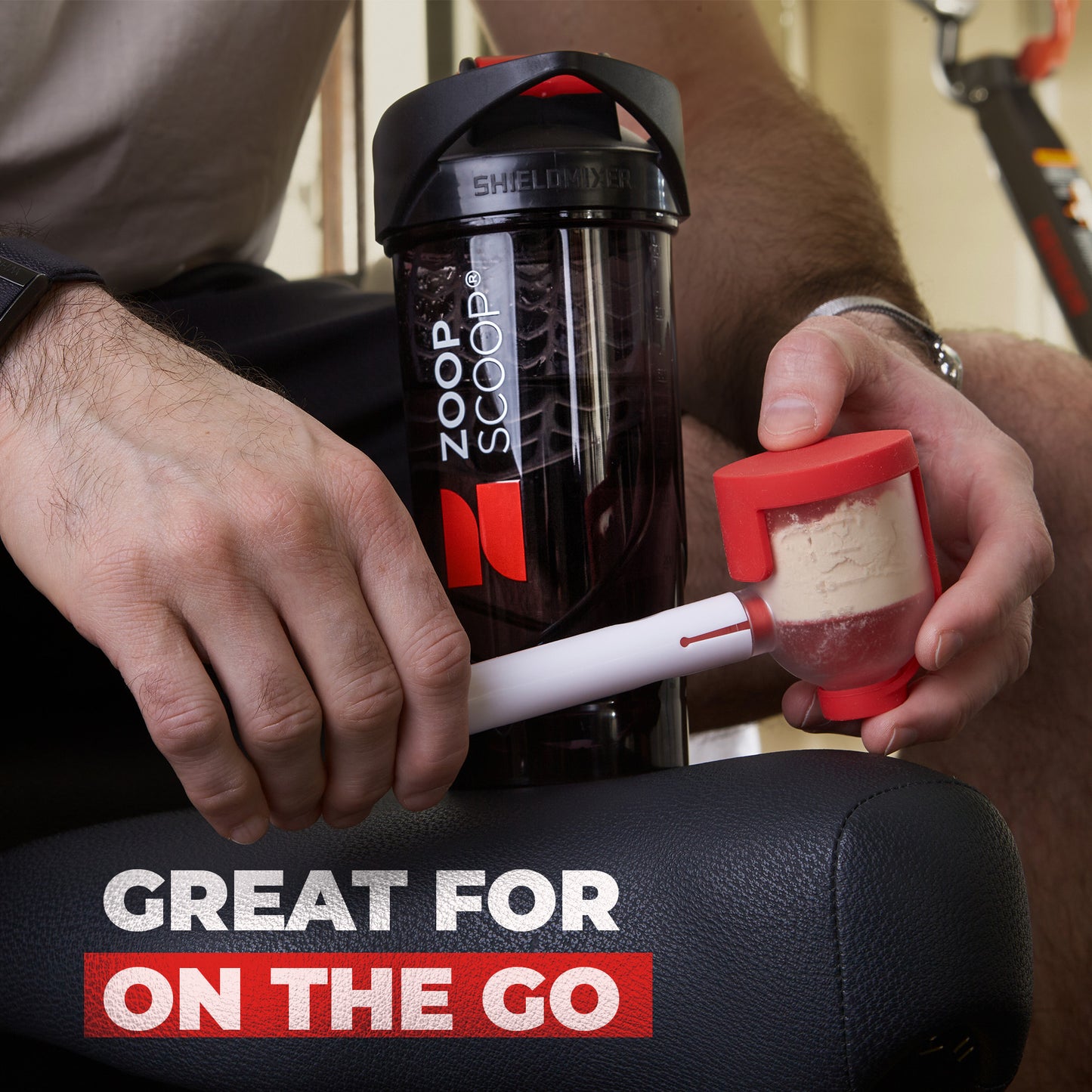 Portable protein funnel for travel