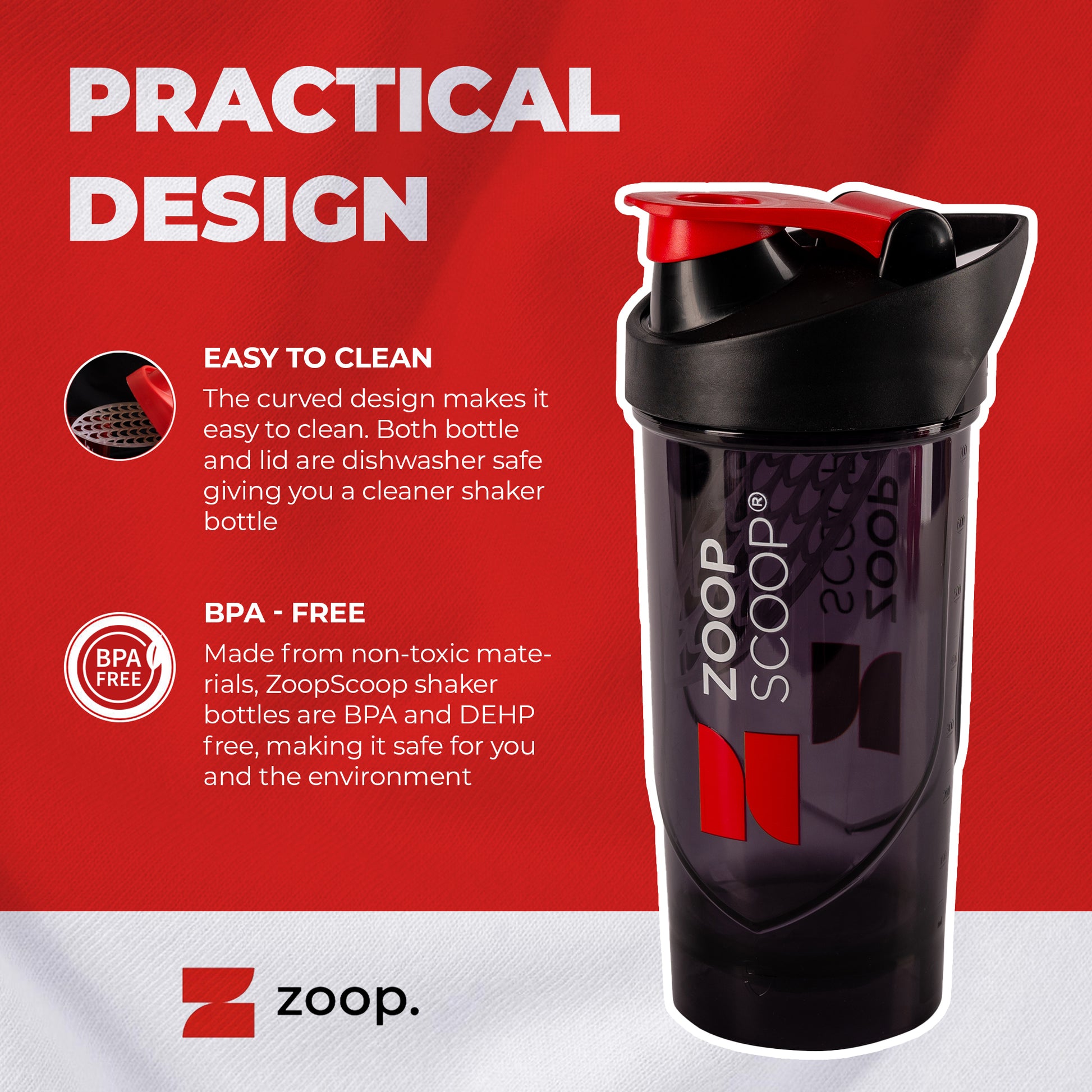 Durable eco-friendly protein shaker.