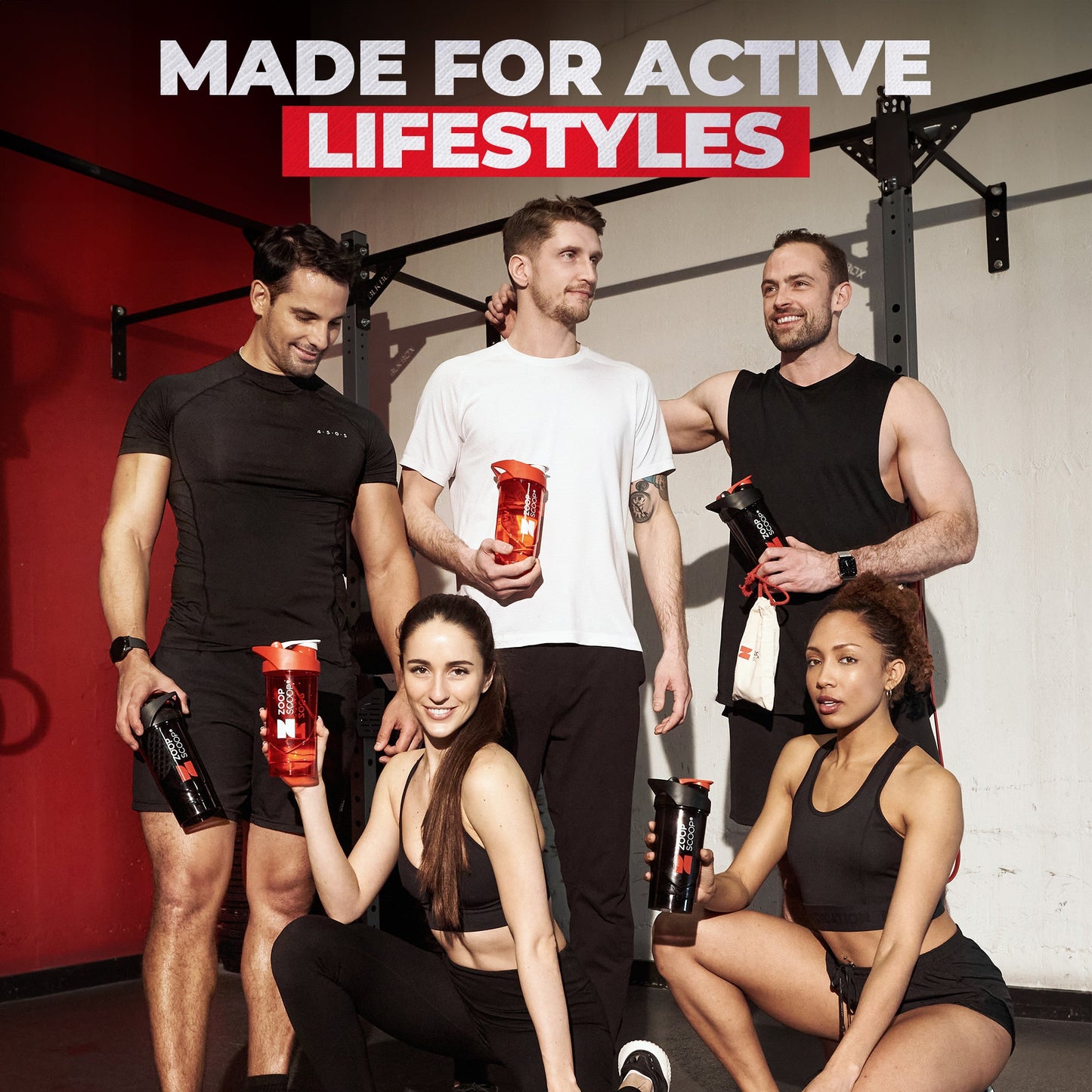 ZoopShaker leak-proof protein bottle