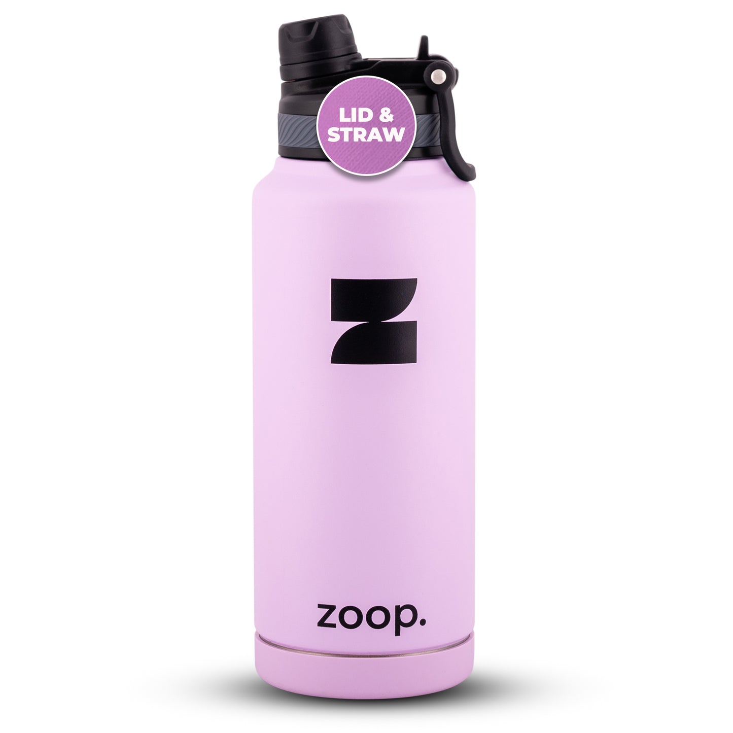 Leak-proof water bottle for gym and travel.
