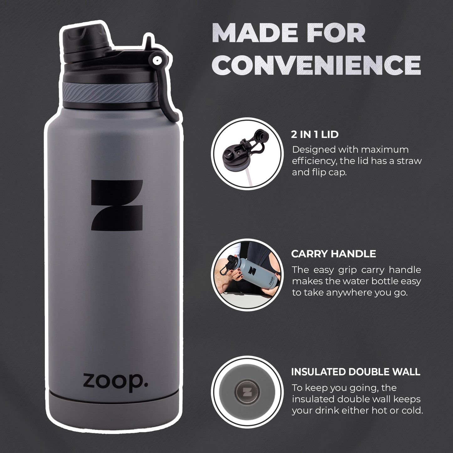 ZoopBottle eco-friendly water bottle