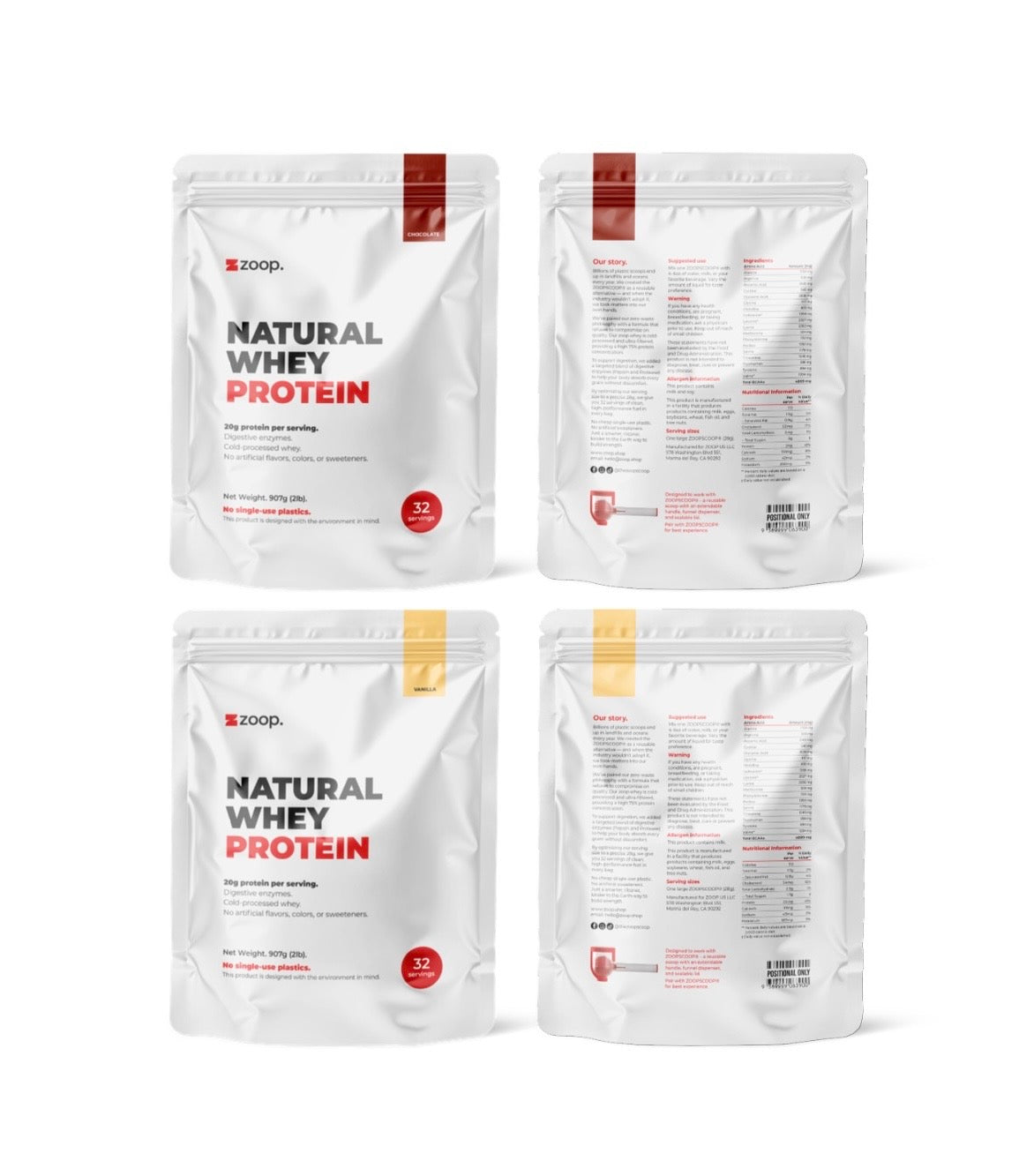 ZOOP. Natural Whey Protein