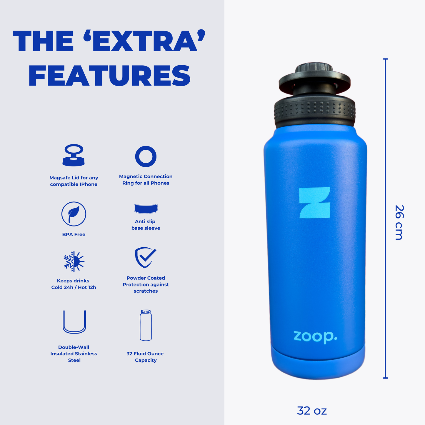 ZoopMag – The Water Bottle That Holds Your Phone