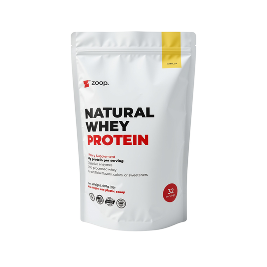 ZOOP. Natural Whey Protein