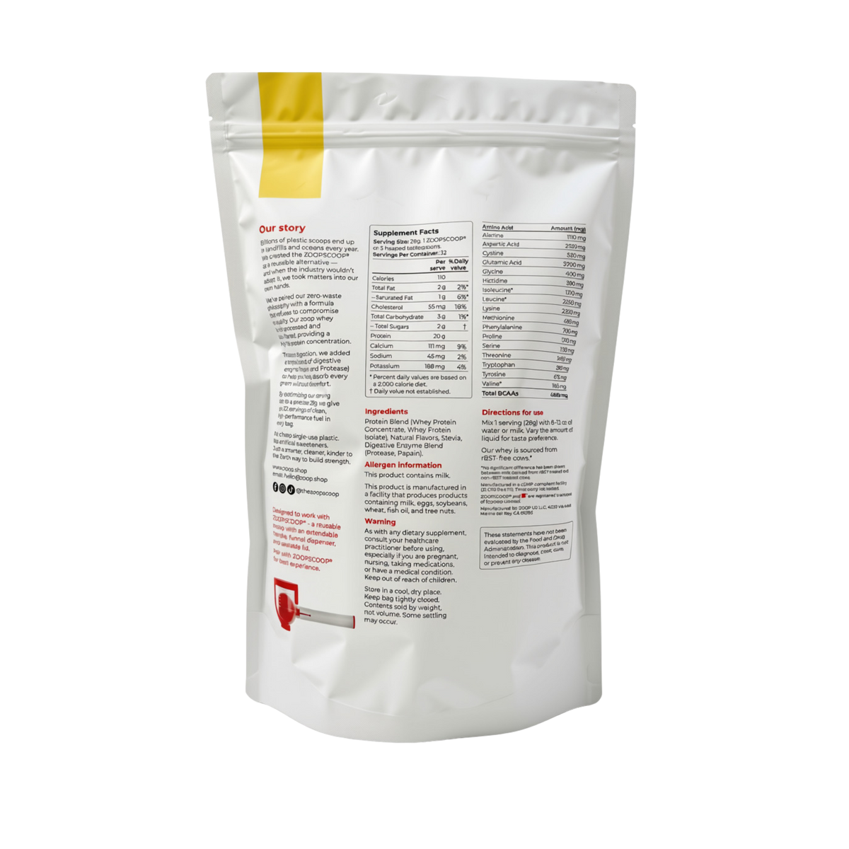 ZOOP. Natural Whey Protein